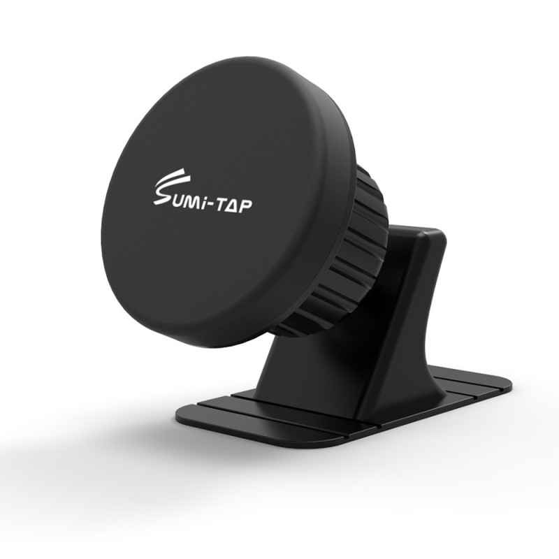 SUMI-TAP Round Arc Base Magnetic Car Mobile Phone Holder Mounting Stand GPS Support Bracket