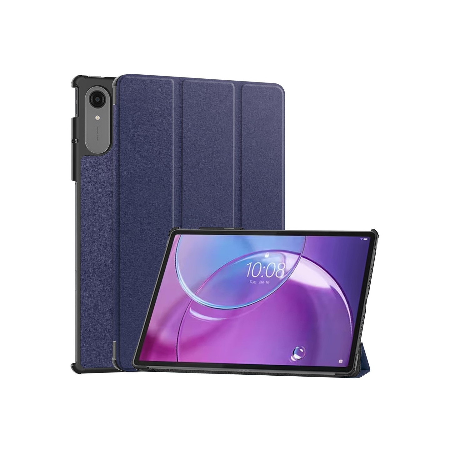 Til Lenovo Idea Tab Pro Gen 2 13" Cover med Stander Stødbeskyttelse - Blå