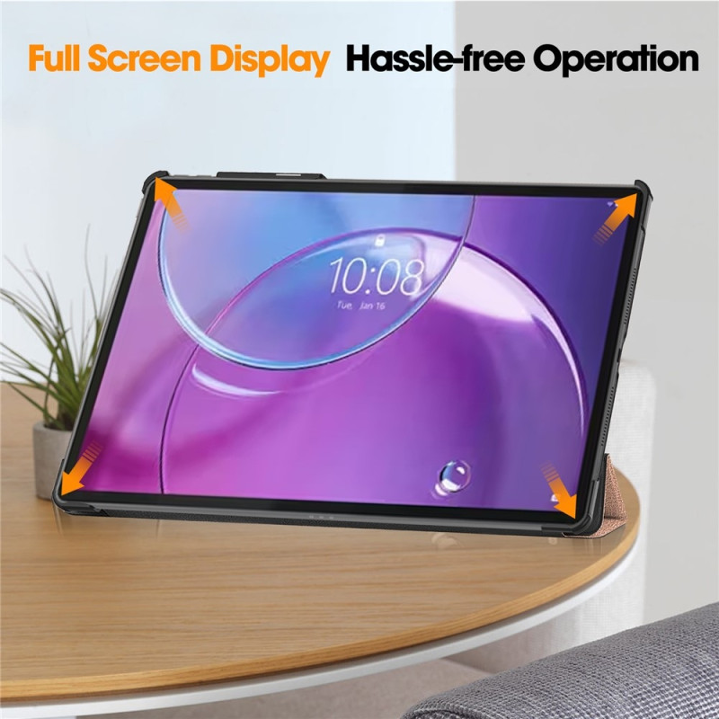 Til Lenovo Idea Tab Pro Gen 2 13" Cover med Stander Stødbeskyttelse - Rose Gold