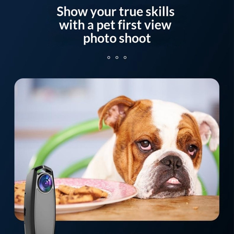 4K Ultra HD Vlog Pet Video Camera Camera Clip and First Person Perspective