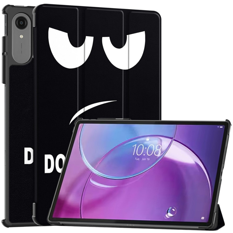 För Lenovo Idea Tab Pro Gen 2 13" Fodral Tri-fold Stativ Mönstertryck - Don't Touch Me