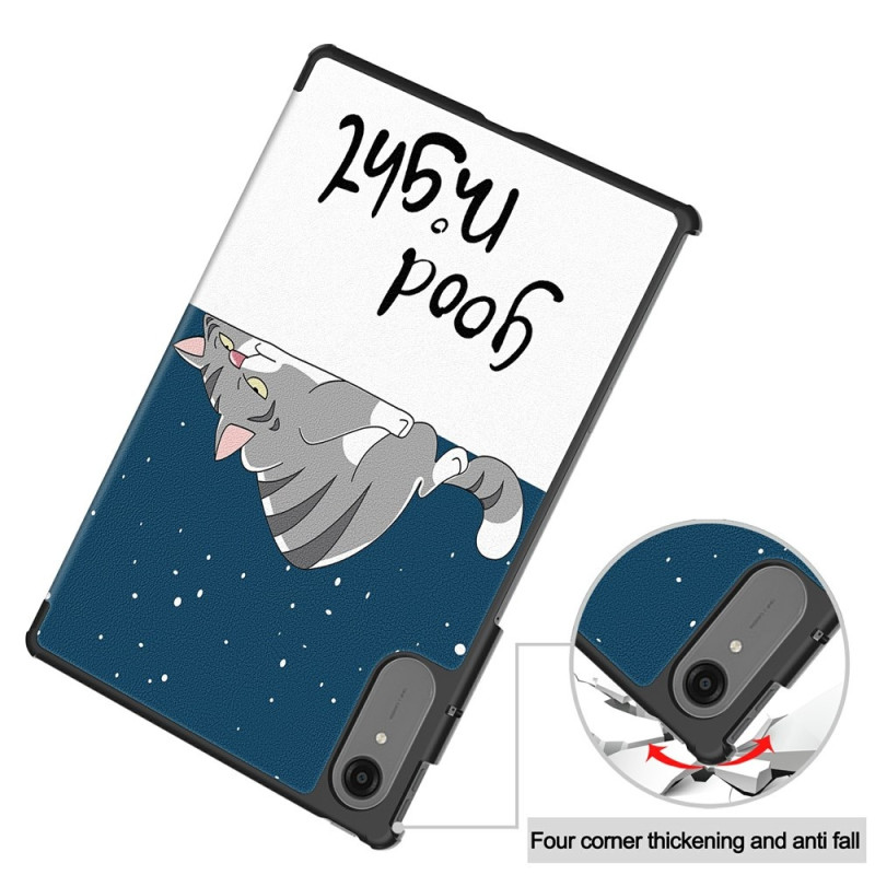 Til Lenovo Idea Tab Pro Gen 2 13" Cover Tri-fold Stander Mønsterprint - Cat