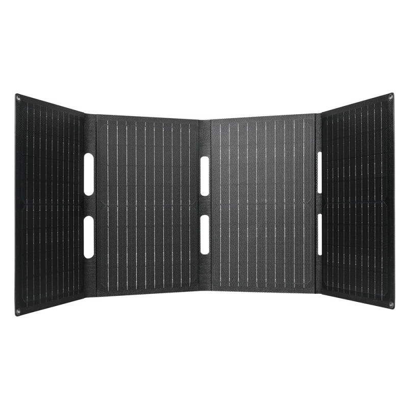 40W solcelleoplader USB-C USB DC-porte IP65 vandtæt monokrystallinsk solpanel