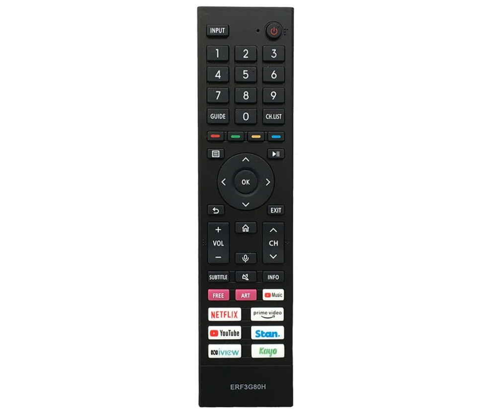 TV fjärrkontroll Ersättning för ERF3G80H För Hisense TV