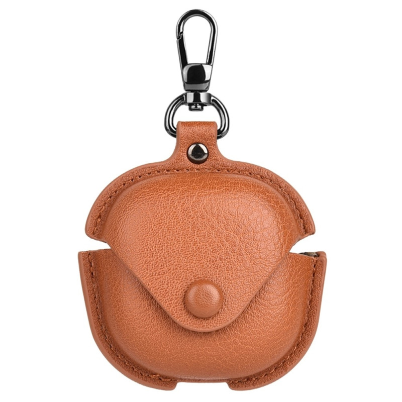 Til Samsung Galaxy Buds4 / Buds4 Pro PU + PC Beskyttende Etui Shell - Brun