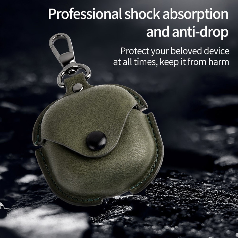 Til Samsung Galaxy Buds4 / Buds4 Pro PU + PC Beskyttende Etui Shell - Rød