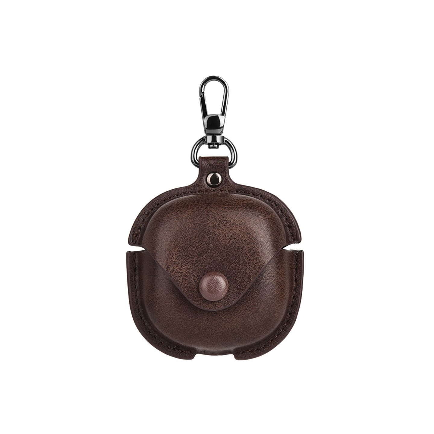 Til Samsung Galaxy Buds4 / Buds4 Pro PU + PC Beskyttende Etui Shell - Mørkebrun