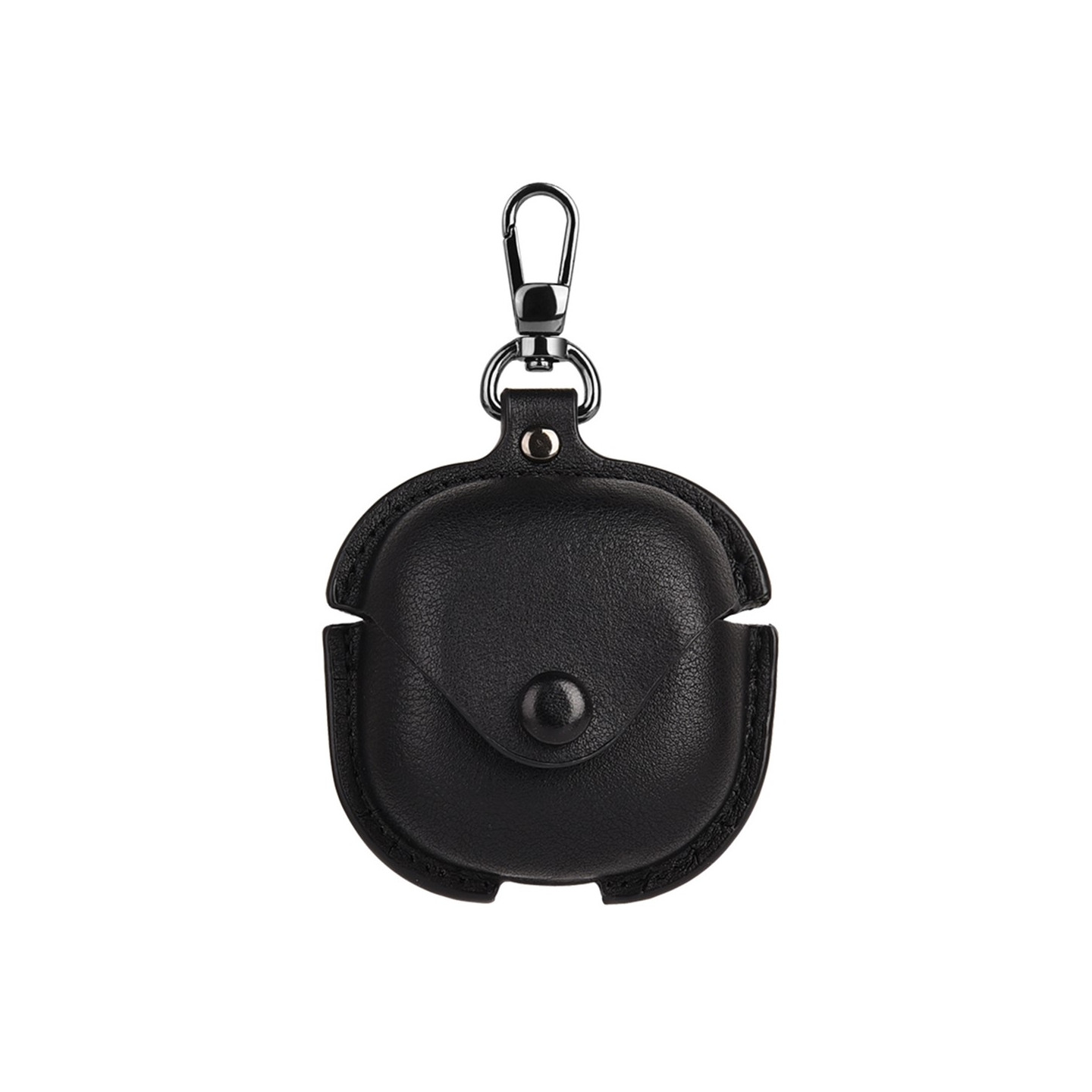 For Samsung Galaxy Buds4 / Buds4 Pro PU + PC Protective Case Cover Shell - Black