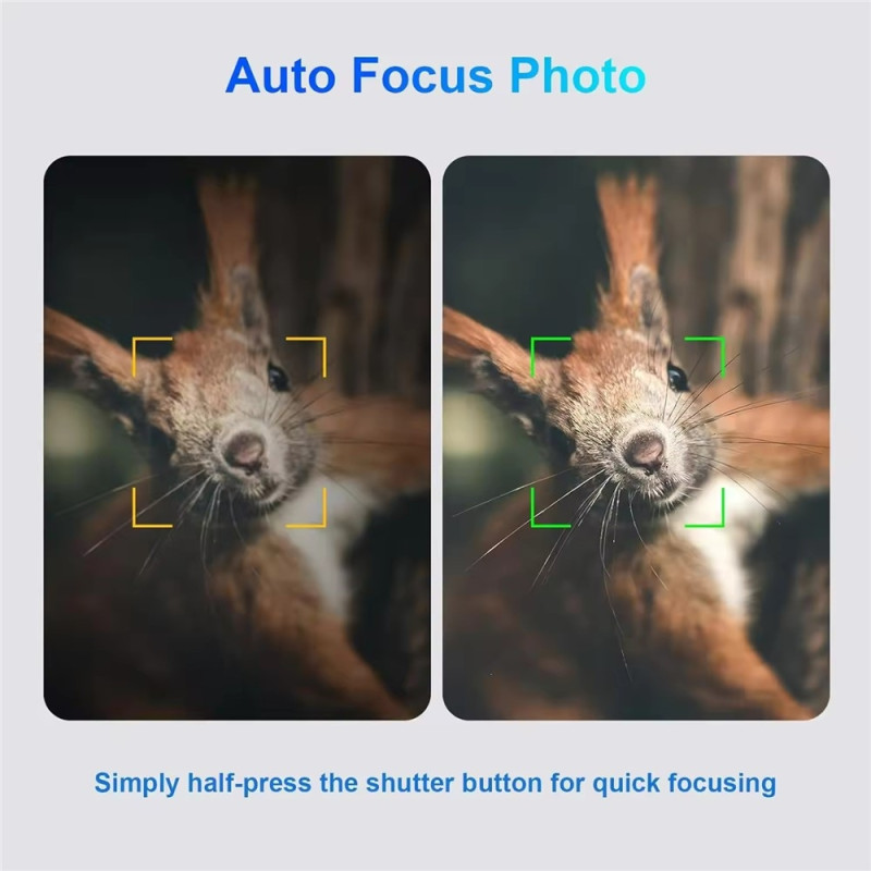 10M Vandtæt Kamera 2 Batterier 4K UHD 56MP 2.8 + 1.4" Undervandskamera