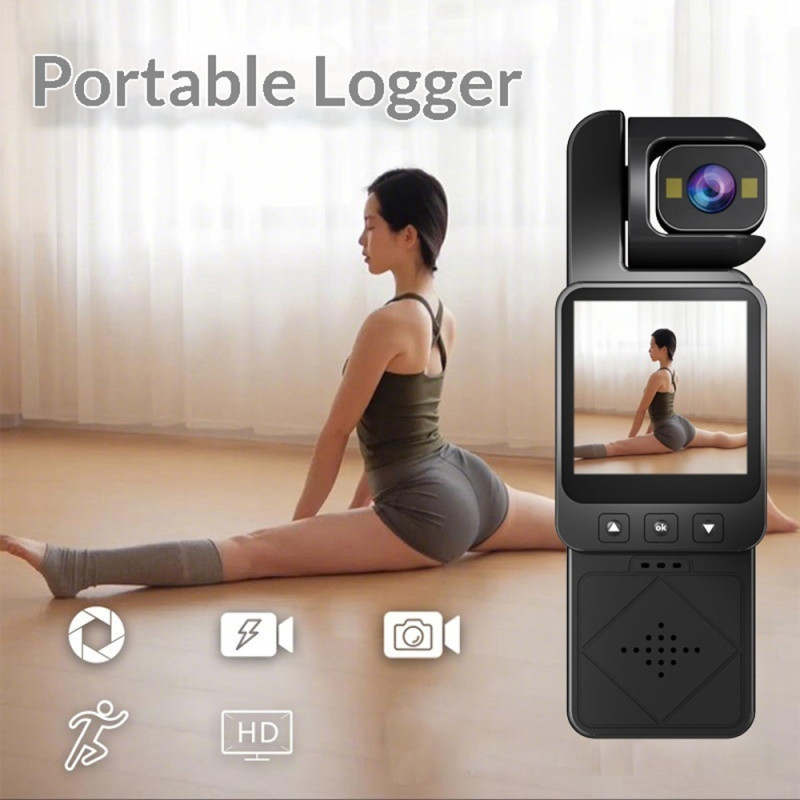 1,5" IPS-skærm WiFi Actionkamera Sportskamera Roterende linse Videokamera