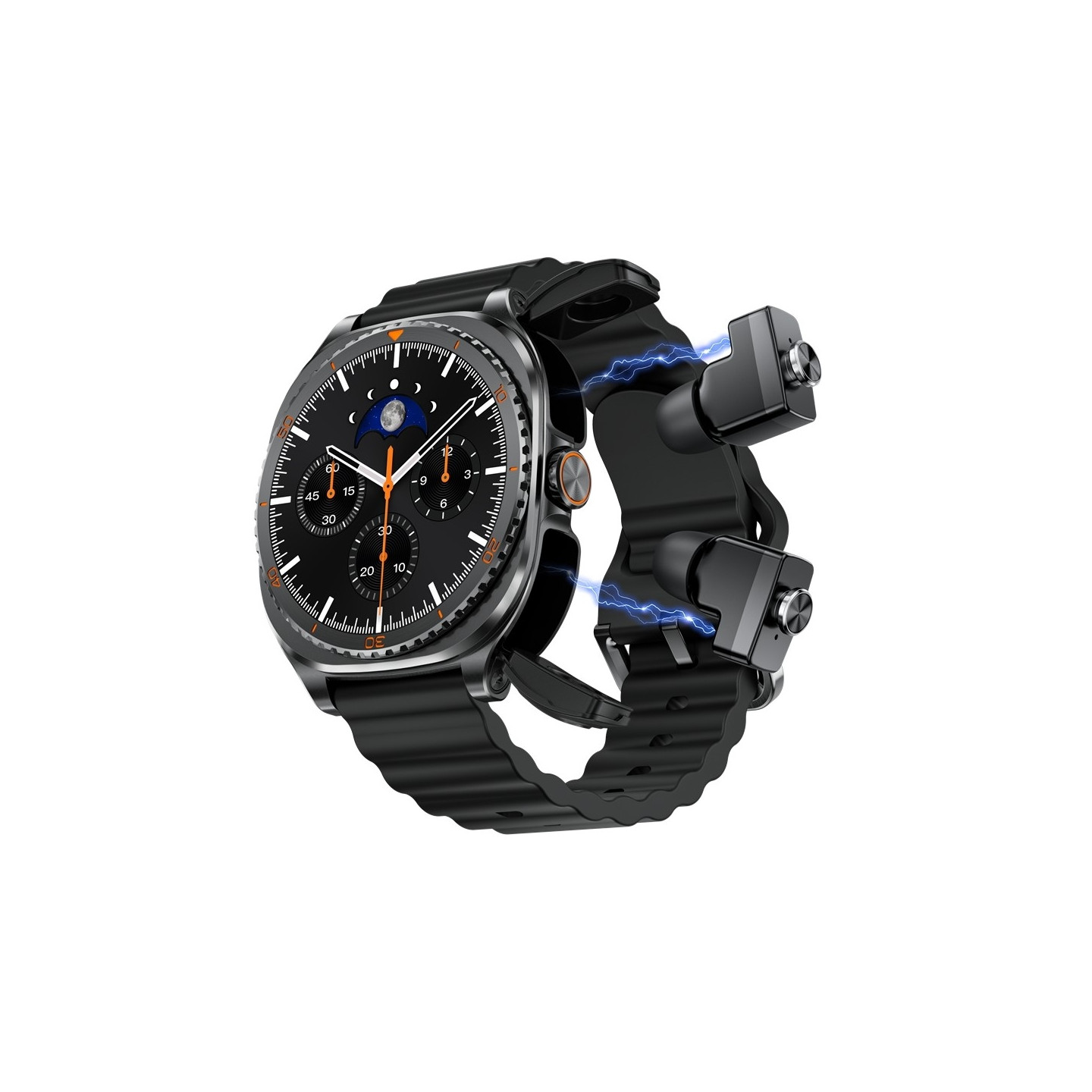 2-in-1 Smartwatch SmartWatch + Headphones Music Health Monitor IP67 Fitness Tracker