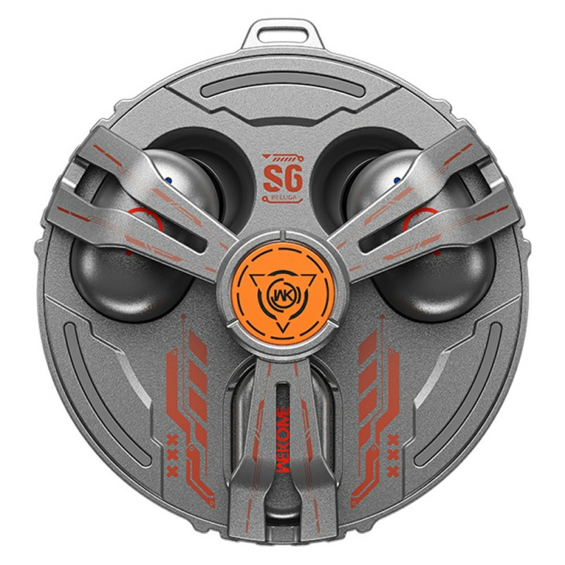 WEKOME Beluga Langattomat Kuulokkeet Bluetooth 2.4G Pelikuulokkeet Mecha Metalli RGB