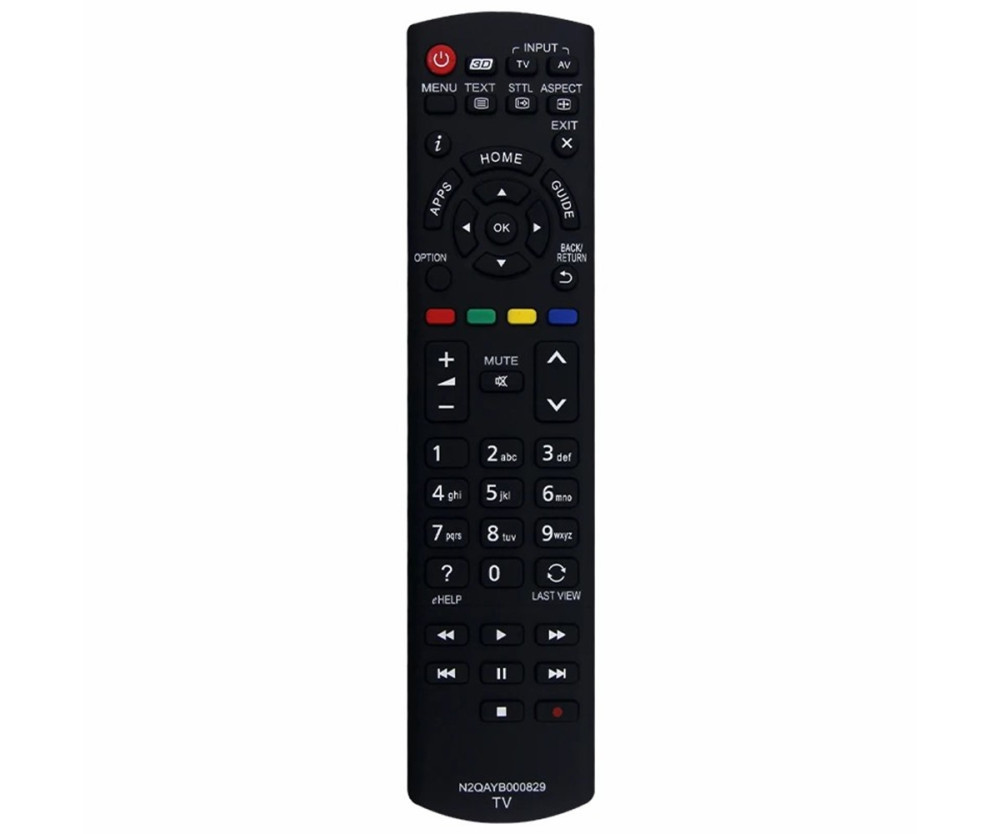 TV fjärrkontroll Ersättning för N2QAYB000829 För Panasonic TV