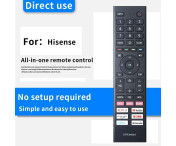 TV fjärrkontroll Ersättning för ERF3M80H För Hisense TV
