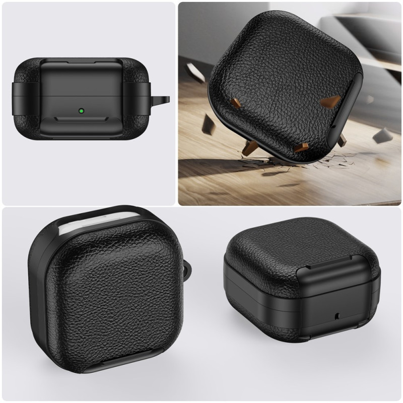 Til Samsung Galaxy Buds4 / Buds4 Pro Beskyttende Etui Dæksel Stand Lås Krog