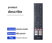 TV fjärrkontroll Ersättning för ERF3M80H För Hisense TV