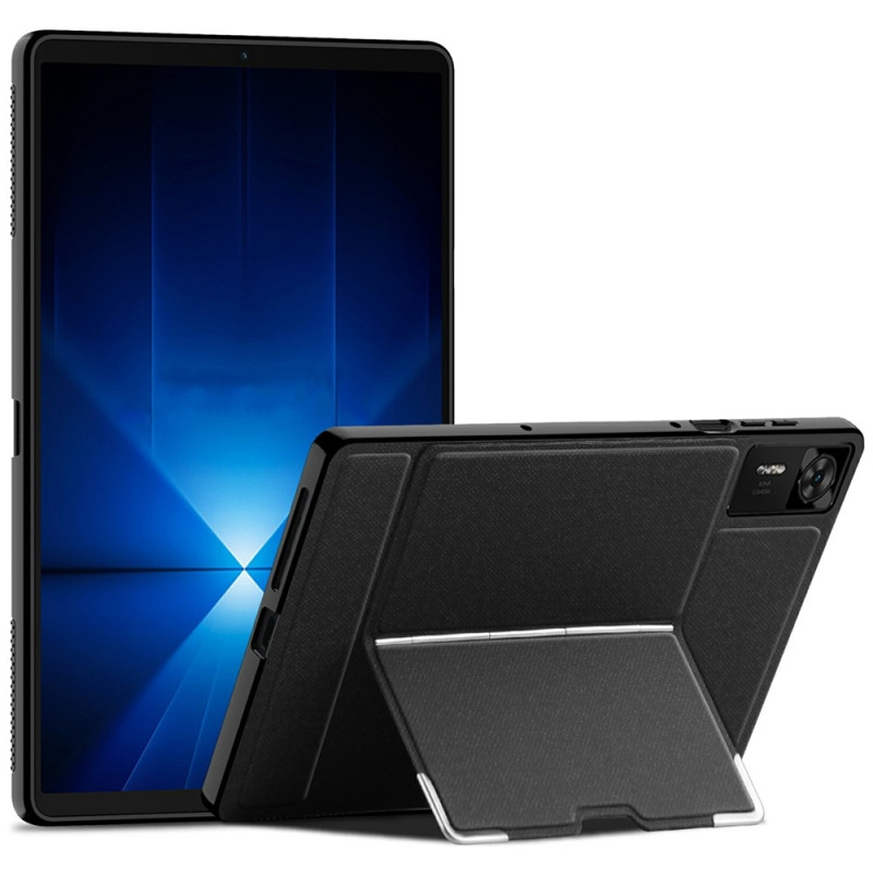 För Lenovo Legion Y700 (2025) / Legion Tab Gen 3 Fodral Roterbart Stativ PU + PC - Svart