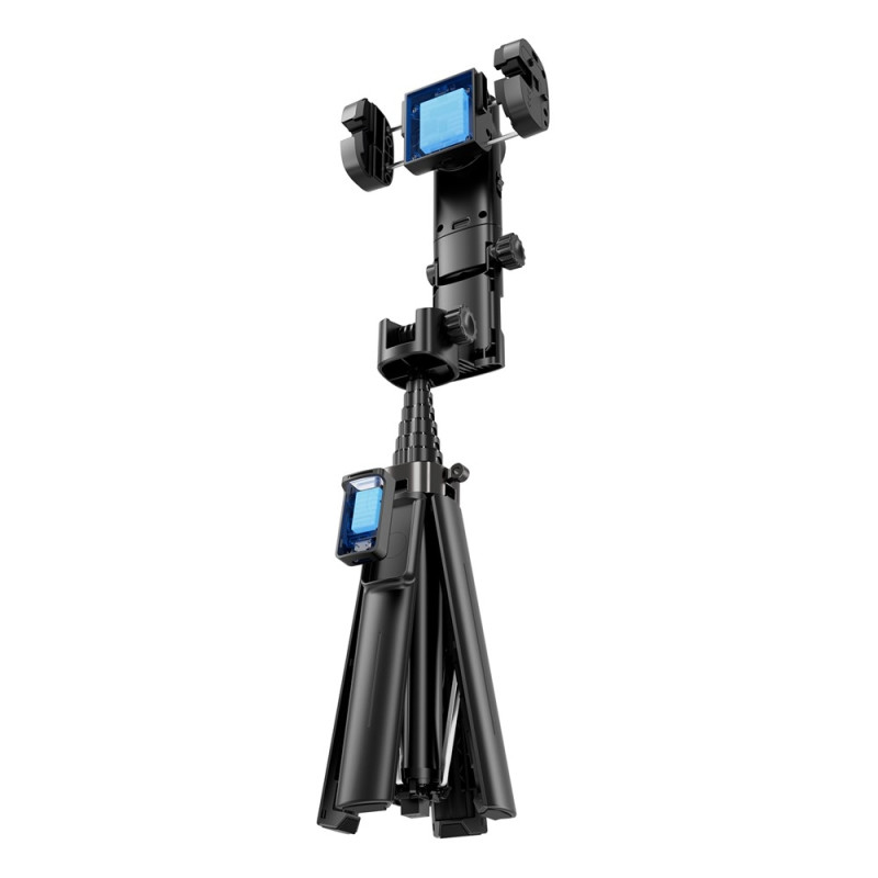 102 cm forlængelig AI Gimbal stabilisator selfie stick RGB lysstativ live streaming