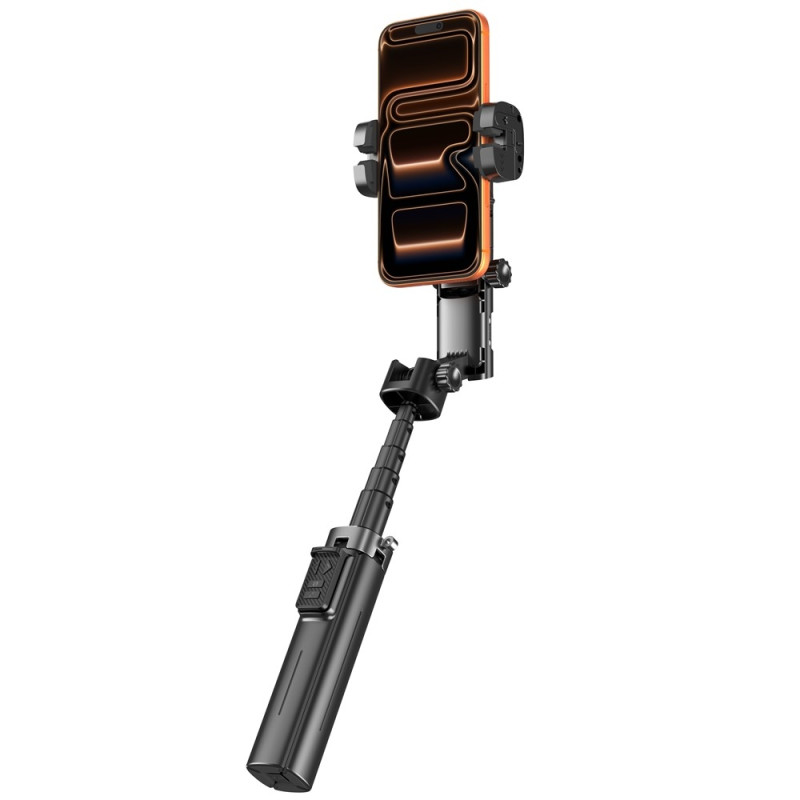 102 cm:n pidennettävä tekoälygimbal-vakain selfiekeppi RGB-valoteline suoratoistoon