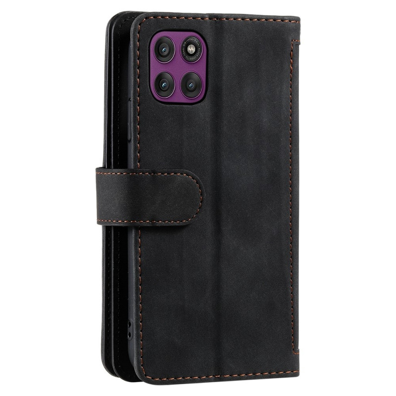 Til Motorola Moto G86 Power 5G Cover Pung med Lynlås 9 Kortlommer 