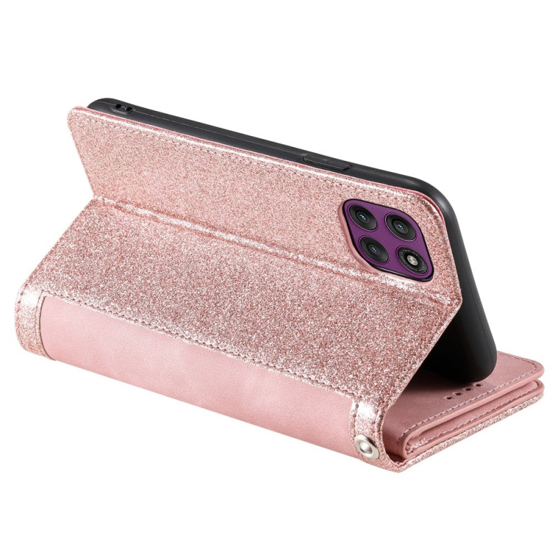 Til Motorola Moto G86 Power 5G Cover Pung med Lynlås 9 Kortlommer 