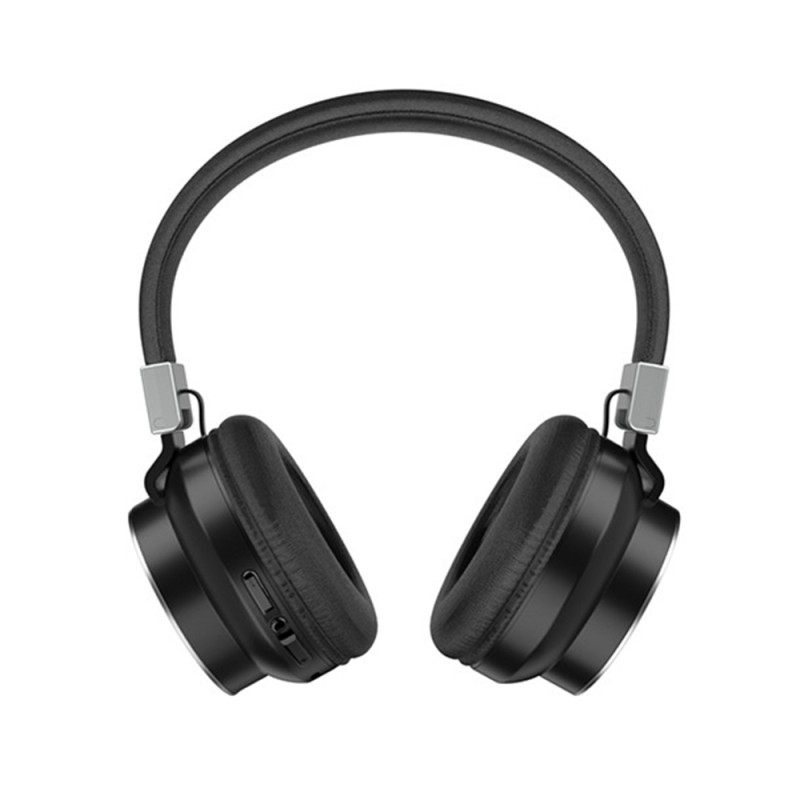 AZEADA Wireless Headphones Over Ear Bluetooth Compatible 5.0 HiFi Headset - Black
