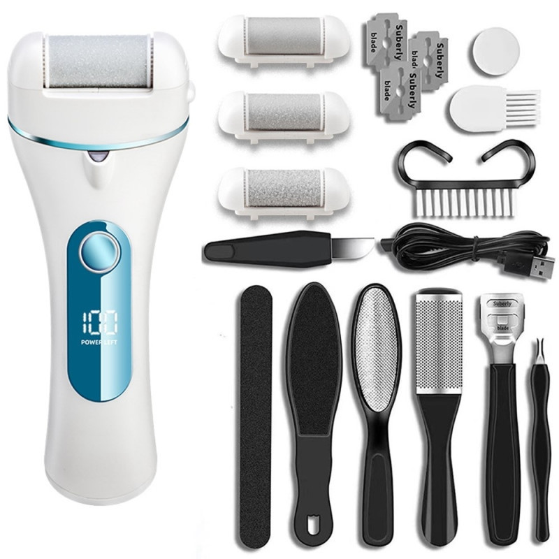 Electric Foot File 2-Speed ​​Pedicure Calluses Foot Care IPX6 Waterproof