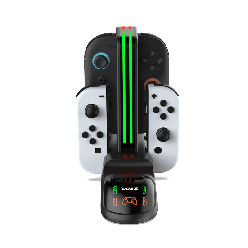 DOBE-lataustelakka, joka on yhteensopiva Nintendo Switchin / 2 / Pron / 2 Pron / OLEDin kanssa