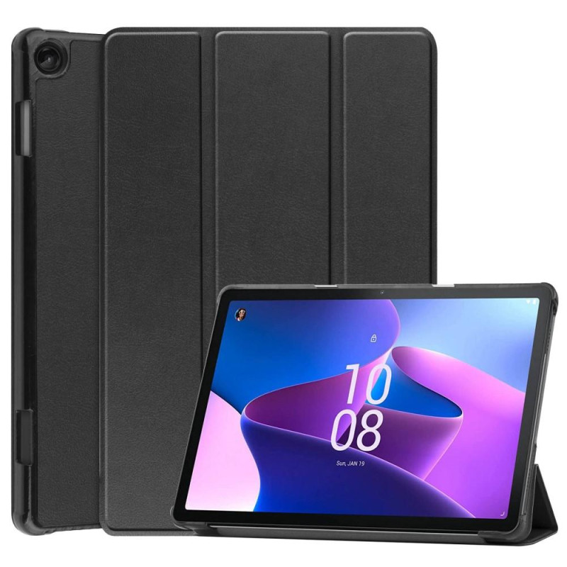 For Lenovo Tab M10 (Gen 3) Trifold Stand Cover - Black