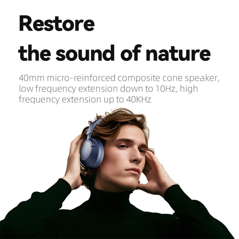 Wireless PC Gaming Headset Noise Cancelling Over-Ear Bluetooth Headphones - White