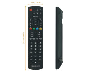 TV fjärrkontroll Ersättning för N2QAYB000485 För Panasonic TV