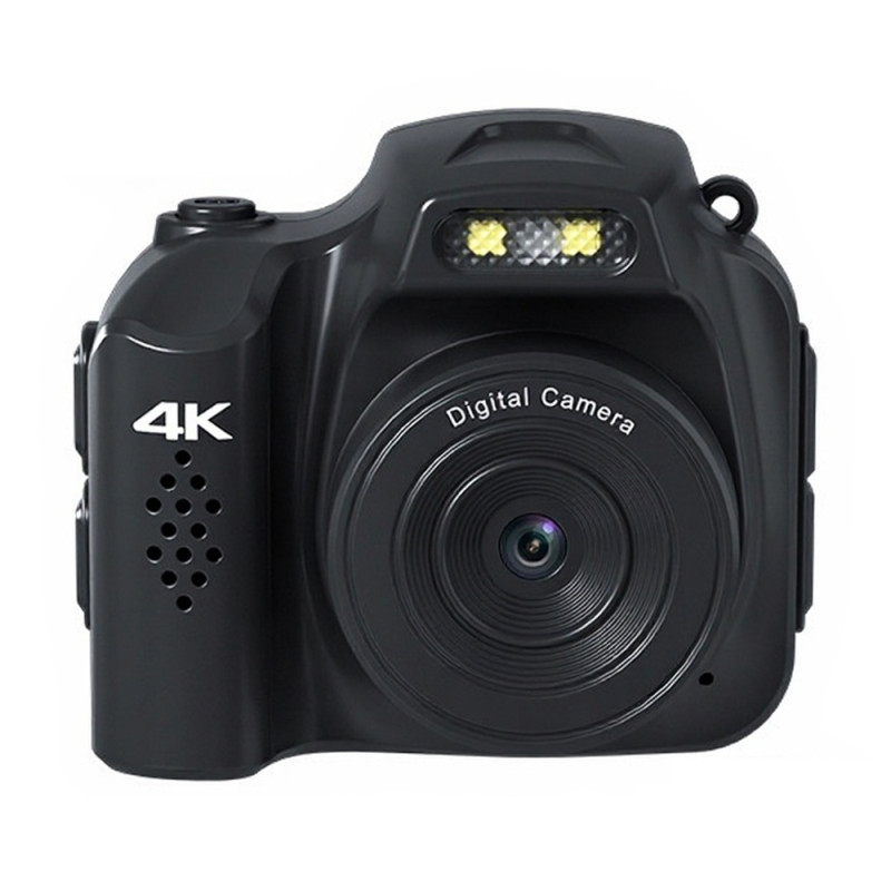 Kamera Digitalkamera Videokamera 4K Videoopptaker 64MP - Svart