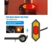 För Xiaomi M365 Bakljus Blinkers LED Scooter Baklykta