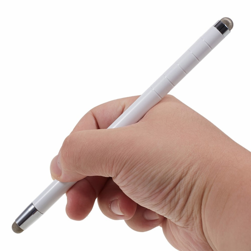 Stylus touch pen Dobbelt spids, udtrækkelig passiv stylus pen, skrivning og tegning