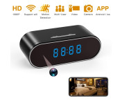 Full HD Night Vision WiFi Cam Väckarklocka dold kamera