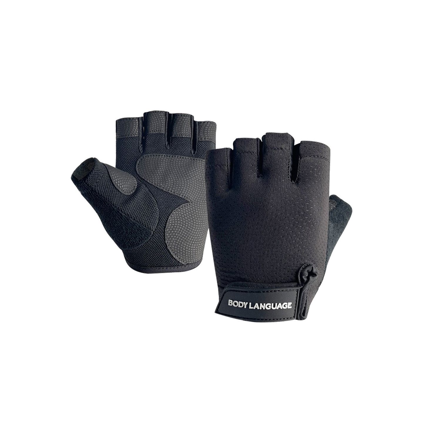 Unisex Pull - ups Fitness Sportshansker Sklisikre halvfingerhansker