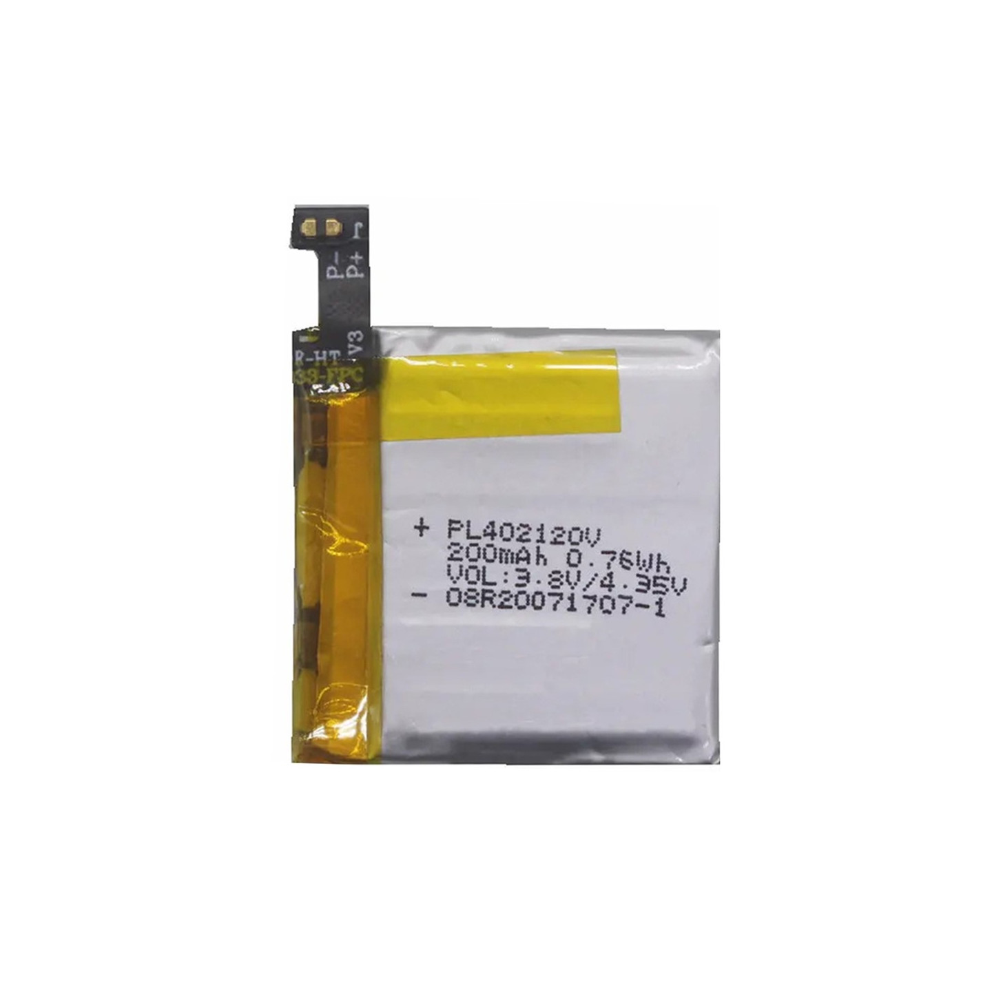 Batteri til Huami Amazfit Bip (A1608) 3.80V 200mAh Li-Polymer PL402120V
