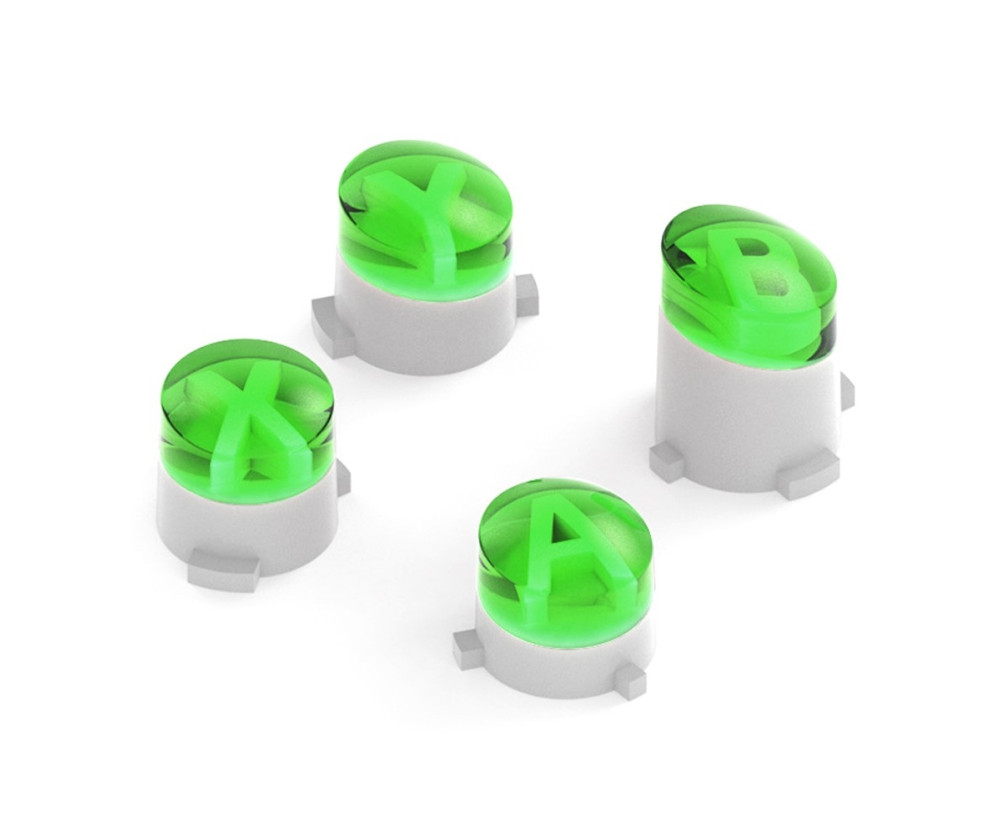 För Xbox One S One Elite Handkontroll ABXY Utbytes knappar - Grön