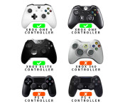 För Xbox One S One Elite Handkontroll ABXY Utbytes knappar - Grön