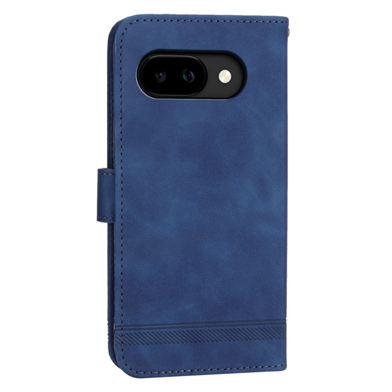 DIERFENG For Google Pixel 10a Wallet Case with Stand and Wrist Strap