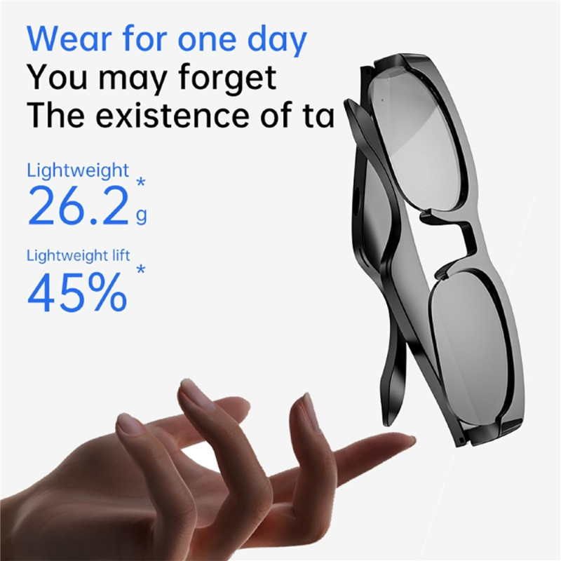 XG90 Smart Glasses AI Bluetooth 6.0 156 Languages ​​Real-time Translation Translator