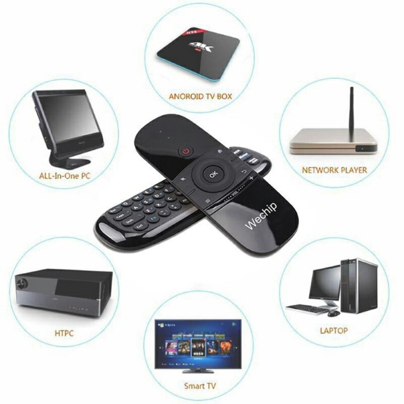 Air Mouse 2.4G trådløs fjernbetjening mini-tastatur IR-læringscontroller