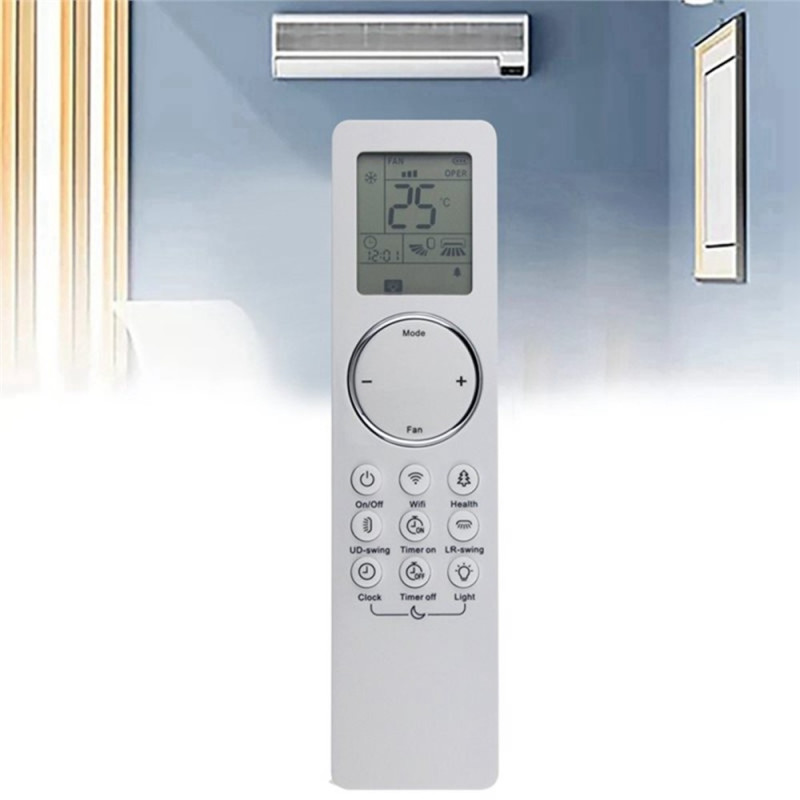 Erstatning fjernkontroll for YBE1FB7 for Gree klimaanlegg