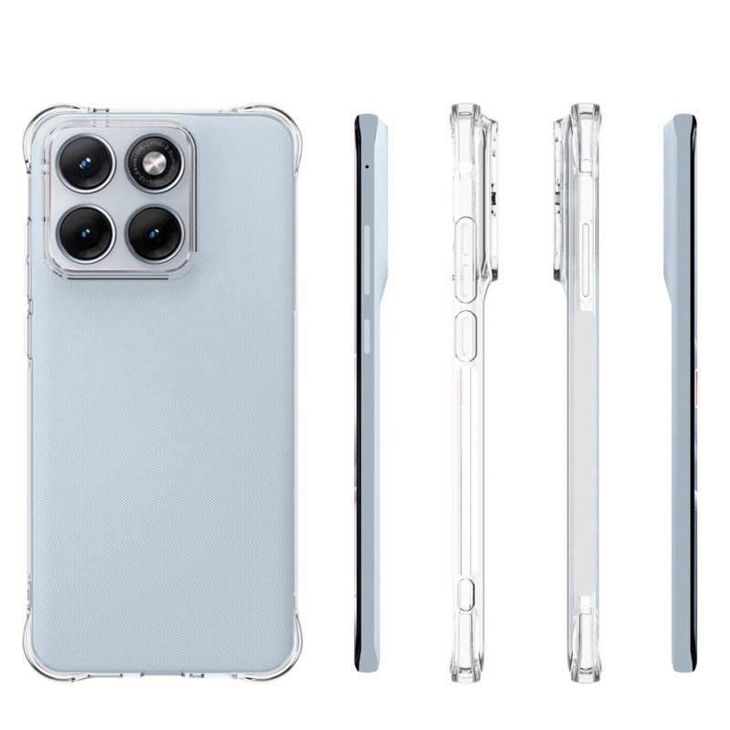 WANLONFENG Til Motorola Edge 70 Fusion+ 5G / Edge 70 Fusion 5G Deksel + Herdet Glass Skjermbeskytter Transparent