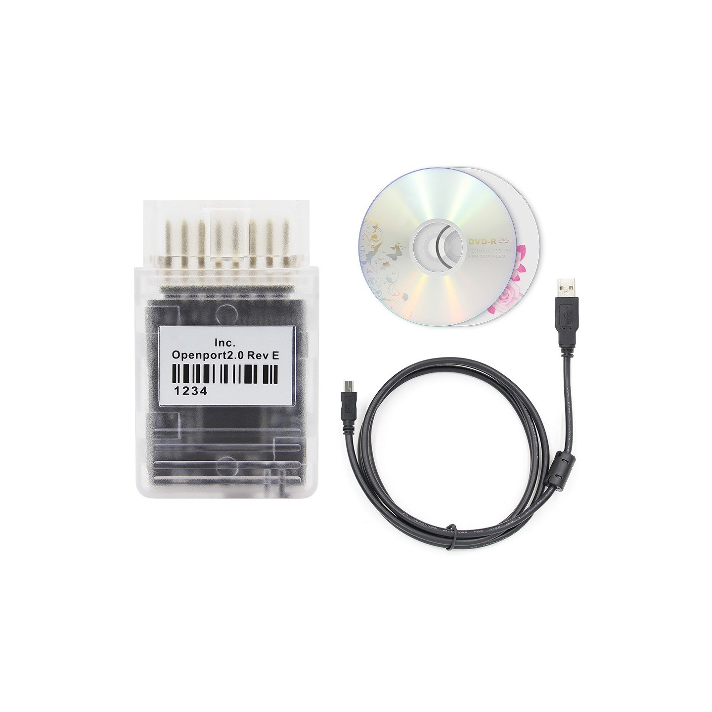 Vikakoodinlukija OpenPort 2.0 ECU Flash OBD/OBD2 -viritys Diagnostiikka J2534-skanneri