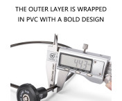 KONG Cykelnyckel låsning zinklegering lås Kabel för cykel skoter etc