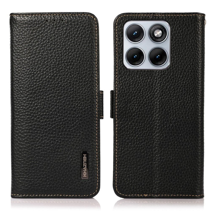 KHAZNEH Til Motorola Edge 70 Fusion+ 5G / Edge 70 Fusion 5G Pungcover Ægte Læder