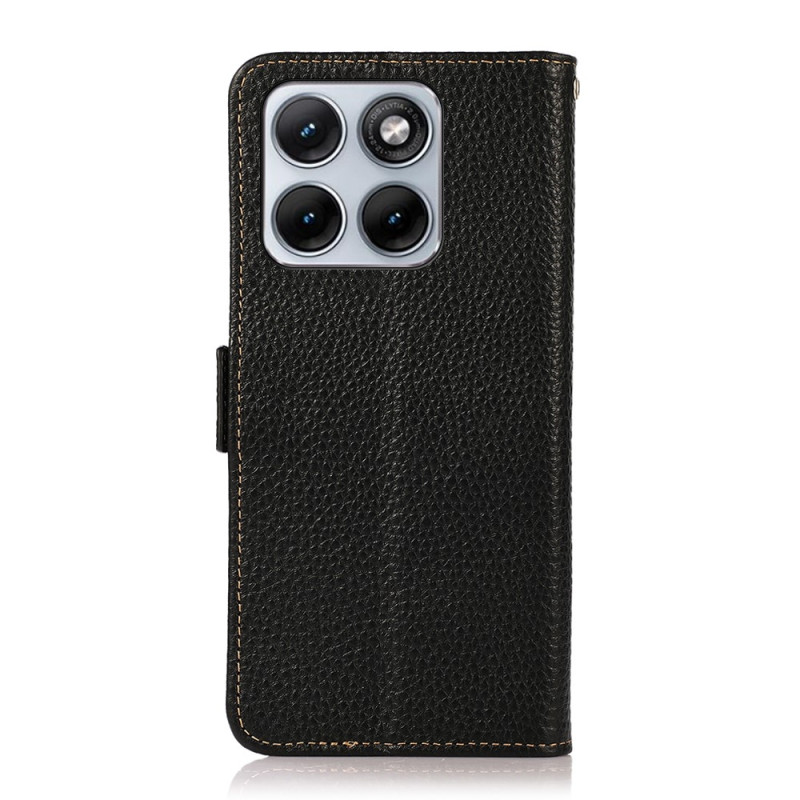 KHAZNEH For Motorola Edge 70 Fusion+ 5G / Edge 70 Fusion 5G Wallet Case Genuine Leather