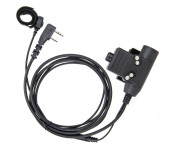 För HYT Kenwood Baofeng UV-5R Radio Walkie Talkie U94 PTT Mikrofon