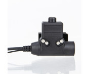 För HYT Kenwood Baofeng UV-5R Radio Walkie Talkie U94 PTT Mikrofon